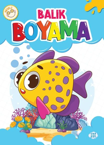Neşeli Balık Boyama ürün görseli
