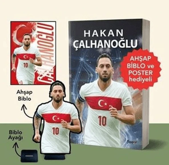 Hakan Çalhanoğlu - Ahşap Biblo ve Poster Hediyeli! ürün görseli