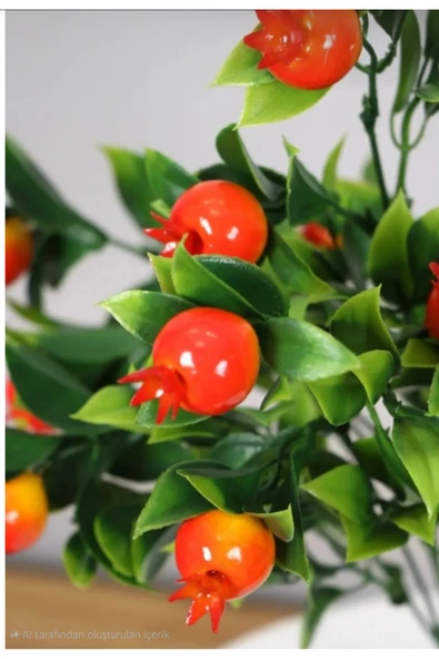 Yapay küçük Nar ağacı mutfak süsü ürün görseli