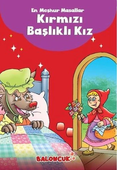 Çocuklar için En Meşhur Masallar - Kırmızı Başlıklı Kız Hayal ve Odak Geliştirici Masallar ürün görseli