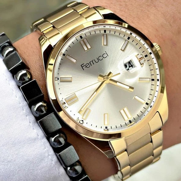 Ferruccı FC 0925 03622M.06 640043 Erkek Takvim Kol Saati - Resim 4