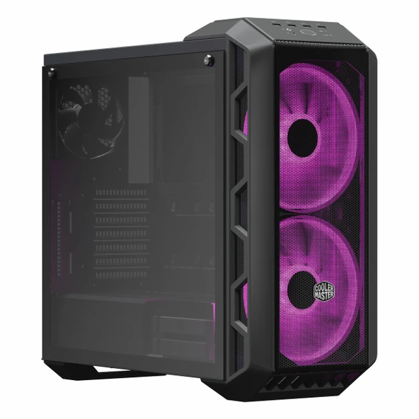 Cooler Master MasterCase H500 USB 3.2 ARGB eATX Mid Tower Siyah Kasa - Resim 3