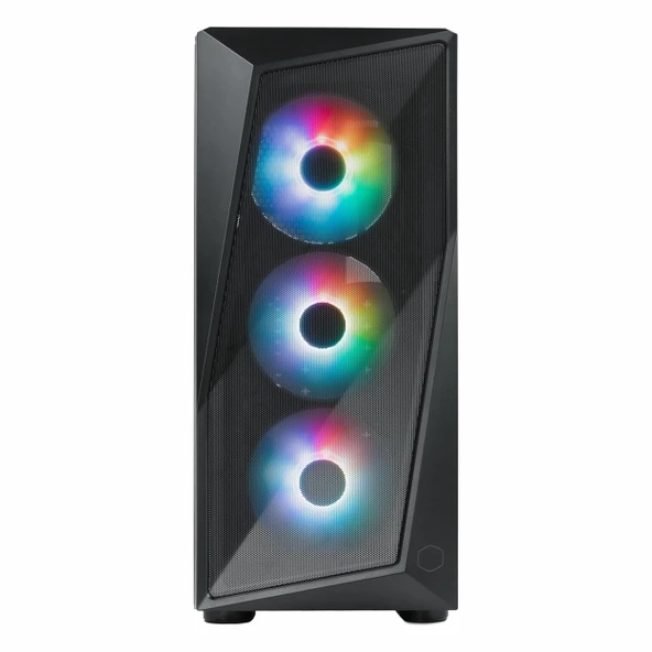 Cooler Master CMP 520 700W 80+ USB 3.2 ARGB ATX Mid Tower Siyah Kasa - Resim 2