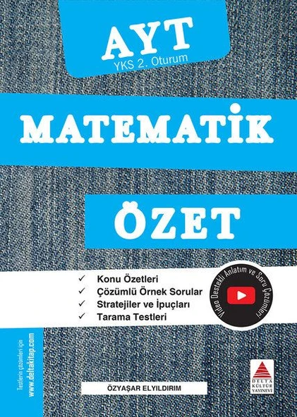 Delta Kültür YKS 2. Oturum Matematik Özet ürün görseli