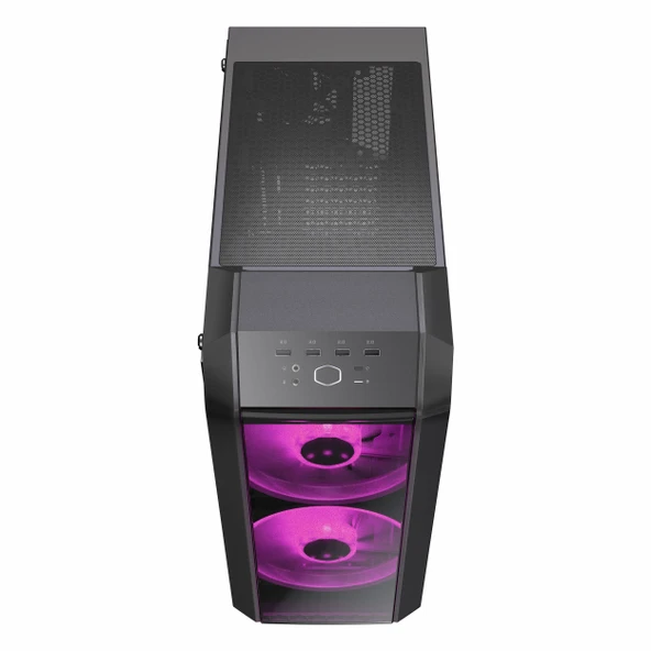 Cooler Master MasterCase H500 USB 3.2 ARGB eATX Mid Tower Siyah Kasa - Resim 5