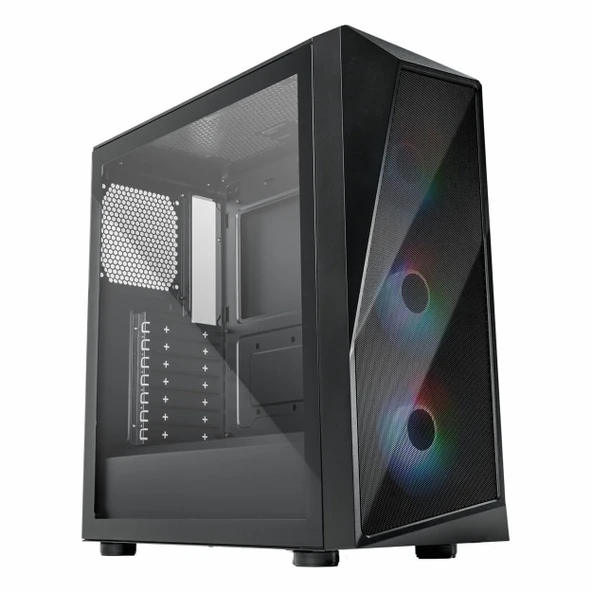 Cooler Master CMP 520 700W 80+ USB 3.2 ARGB ATX Mid Tower Siyah Kasa - Resim 3