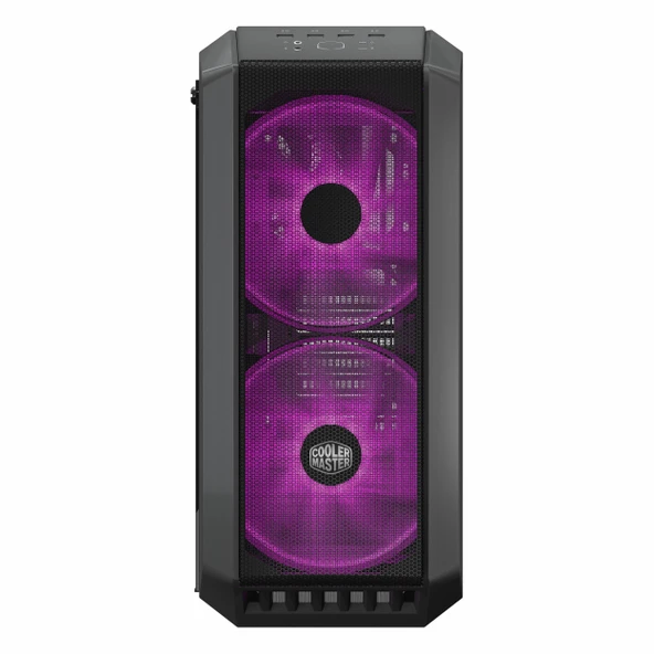 Cooler Master MasterCase H500 USB 3.2 ARGB eATX Mid Tower Siyah Kasa - Resim 2