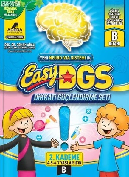 EASY Dikkati Güçlendirme Seti 4-7 yaş B Kitapçığı ürün görseli