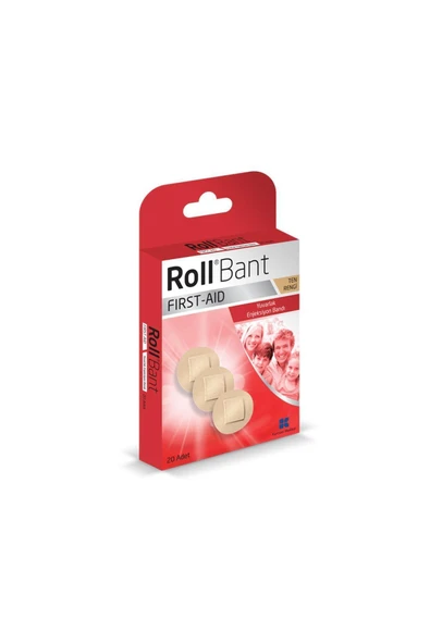 ROLL Bant Fırst Aıd Bant 20' Li ( Yuvarlak Enjeksiyon Bandı ) - 1