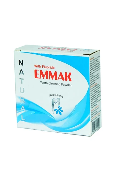 EMMAK Diş Temizleme Tozu Natural 50gr 8699182620506t1 - 4