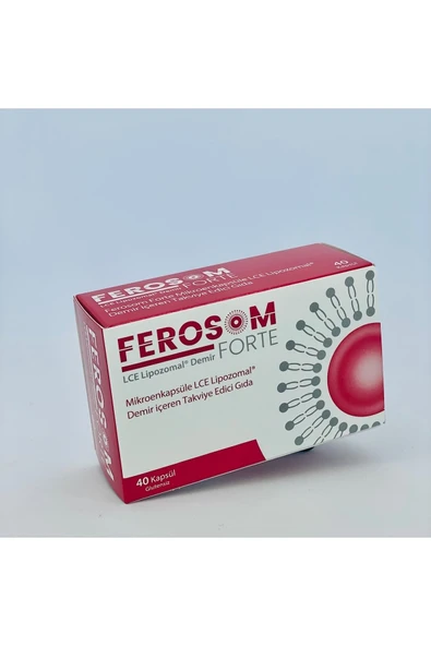FEROSOM FORTE Lce Lipozomal Demir Ve Vitamin C 40 Kapsül - Resim 2