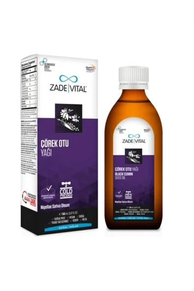 ZADE VİTAL Çörekotu Yağı 150 ml - 1