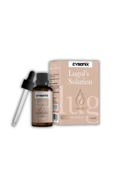 CYSONIX Lugol %2 Solution Iyot Damla 30 ml ürün görseli