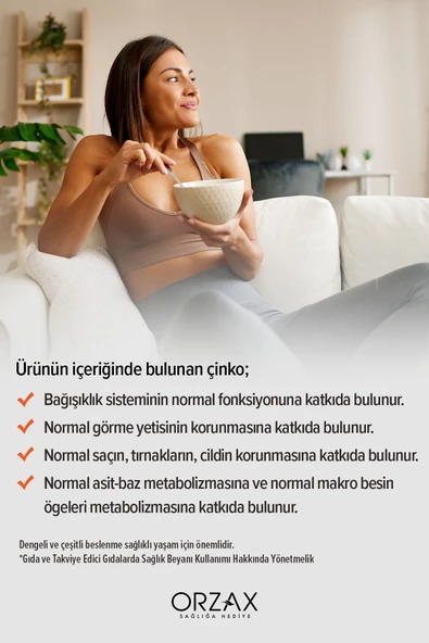 ORZAX Ocean Picozinc Çinko Pikolinat 30 Tablet - 4