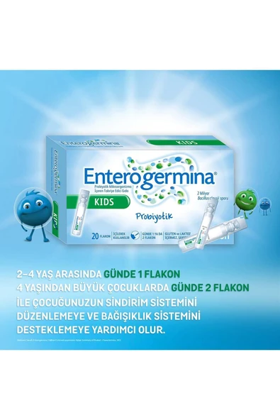 ENTEROGERMİNA Kids 5 ML 20 Flakon 8683060770131 - 7