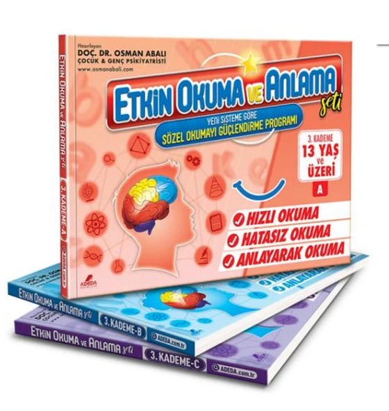Etkin Okuma ve Anlama - 3.Kademe (13+ Yaş) ürün görseli