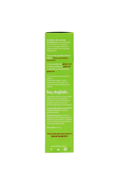 MÖLLER'S Möllers Omega 3 Balık Yağı Şurubu Doğal Elma Aromalı 250 ml - 3