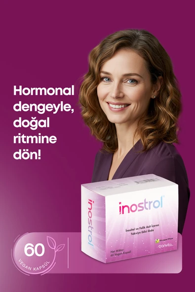 İNOSTROL Miyo Inositol, Kiro Inositol(40:1) Folik Asit D Vitamini Içeren 60 Kapsül Pcos;insülin Direnci - 1