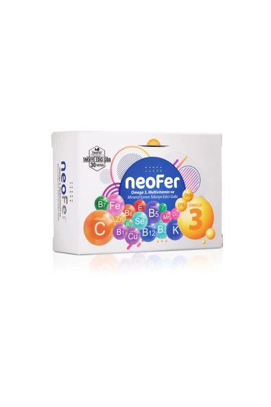 NEOFER Omega 3 Multivitamin ve Mineral - 1