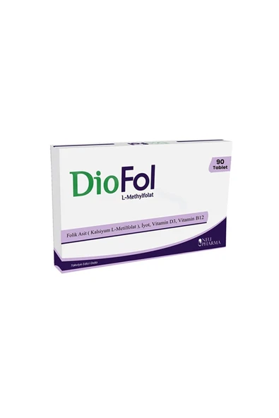 NEU PHARMA Diofol L-Methylfolat 90 Tablet ürün görseli