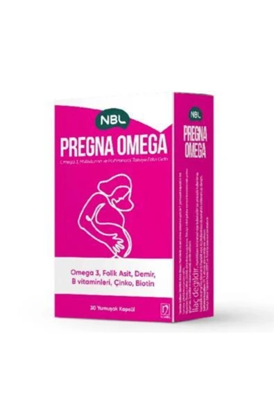 NOBEL Nbl Pregna Omega 30 Kapsül ürün görseli