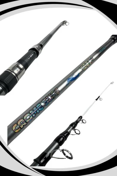 Oslo Surf Max 10000 Oslo Crome Surf 420cm 70-250gr Profesyonel Surf Olta Seti - Resim 4