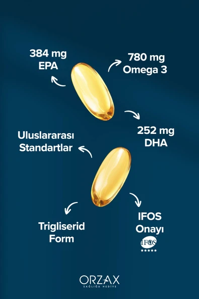 OCEAN Omega 3 Balık Yağı 1200 MG 50 Kapsül - 3