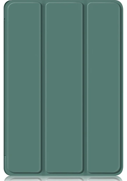 Lenovo Tab K11 Plus Tb230xc Kılıf Otomatik Uyku/uyandırma Pu Deri Flip Tablet Kapak Üç Katlı Stand