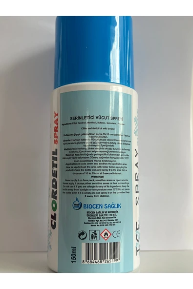 CLORDETIL Soğutucu sprey - 3