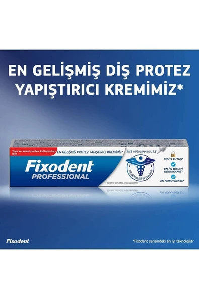 FİXODENT Diş Protez Yapıştırıcı Krem Professional 40 gr - 8