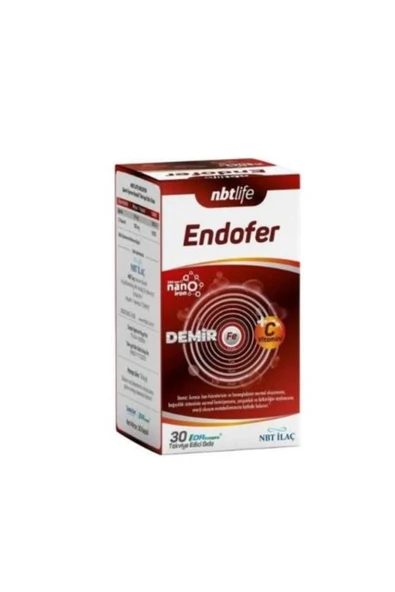 NBT İLAÇ Nbt Life Endofer Takviye Edici Gıda 30 Kapsül - 1