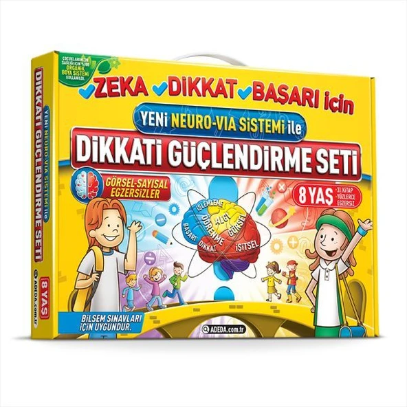 Dikkati Güçlendirme Seti 2. Sınıf – 8 yaş- Neuro-Via ürün görseli