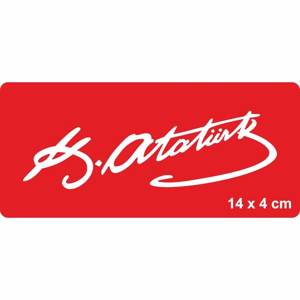 Atatürk İmzasıSupertrend3 Tattoo Geçici Dövme Şablonları Kına Kalıpları ürün görseli 1