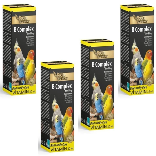 Gold Wings B Complex 20 Ml X 4 Adet ürün görseli 1
