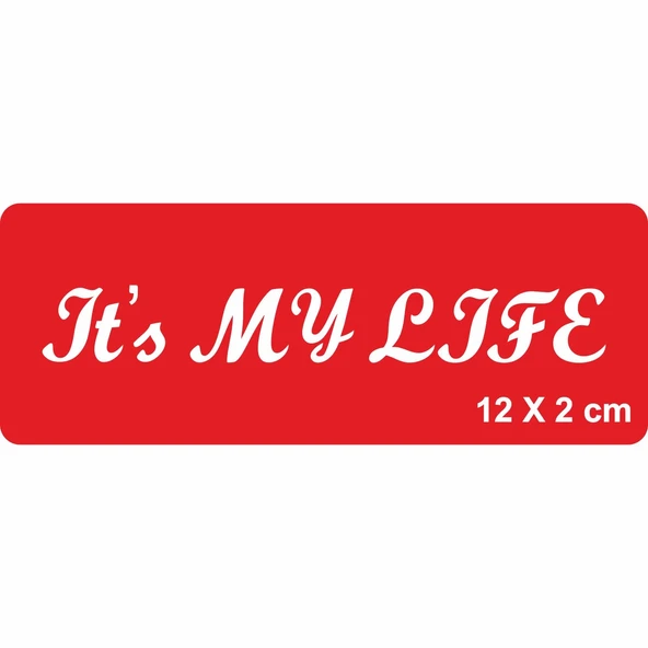 Bu Benim Hayatım Tattoo Geçici Dövme Şablonları Kına Kalıpları ürün görseli 1