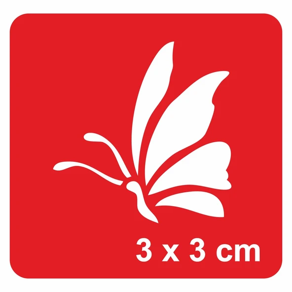 Küçük Kelebek ProfiliSupertrend1 Tattoo Geçici Dövme Şablonları Kına Kalıpları ürün görseli 1