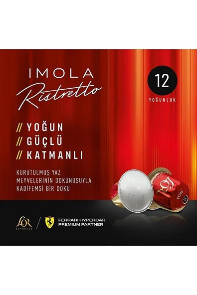 LOR Imola Ristretto+LOR Maranello Espresso Nespresso Uyumlu Kapsül Kahve - 7