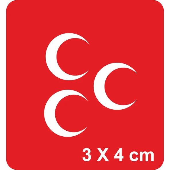 Üç Hilal Tattoo Geçici Dövme Şablonları Kına Kalıpları ürün görseli 1