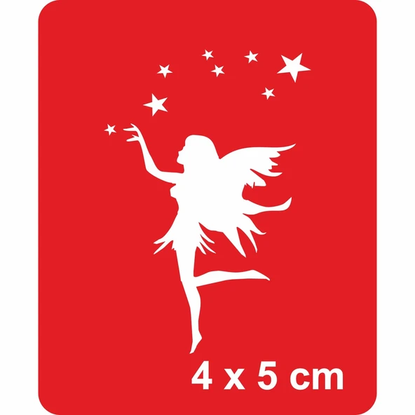 Melek ve yıldızlar  Tattoo Geçici Dövme Şablonları Kına Kalıpları ürün görseli 1