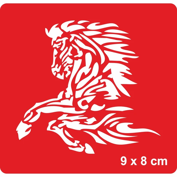 Rüzgar Gibi Dörtnala At Tattoo Geçici Dövme Şablonları Kına Kalıpları ürün görseli 1