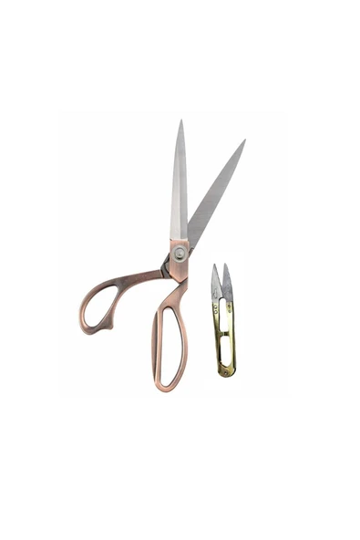Profesyonel Metal Terzi Makası Bakır Renkli 26 Cm ürün görseli 1