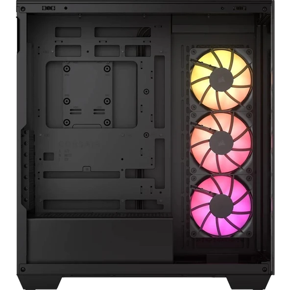 CORSAIR 3500x 850W 80+ Gold RGB Tempered Glass Siyah ATX Mid Tower Kasa - Resim 4