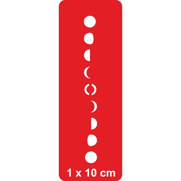 Ayın EvreleriSupertrend1 Tattoo Geçici Dövme Şablonları Kına Kalıpları ürün görseli 1