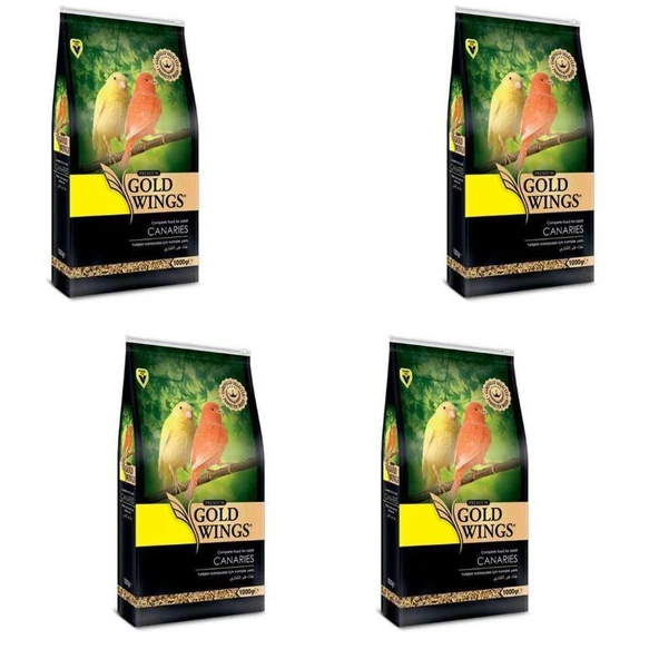 Gold Wings Premium Kanarya Yemi 1 Kg X 4 Adet ürün görseli 1