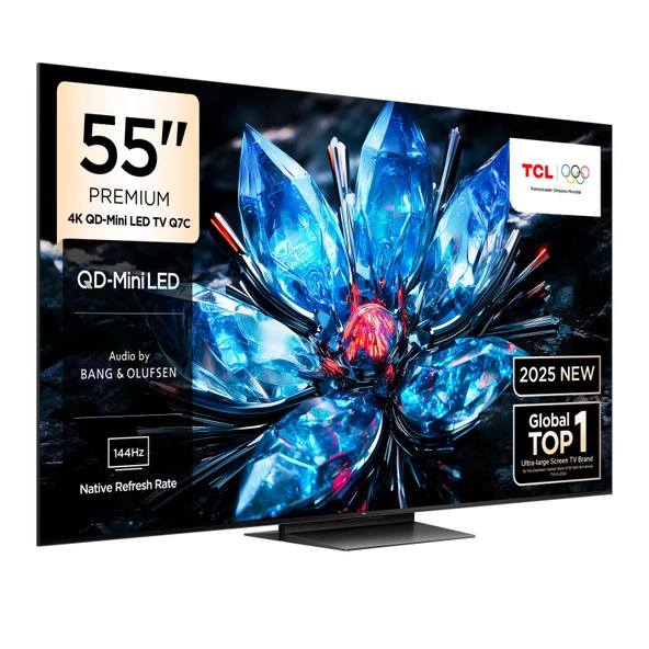 TCL 55Q7CGTV 4K QD-MINI LED 55" 144HZ GOOGLE TV - Resim 2