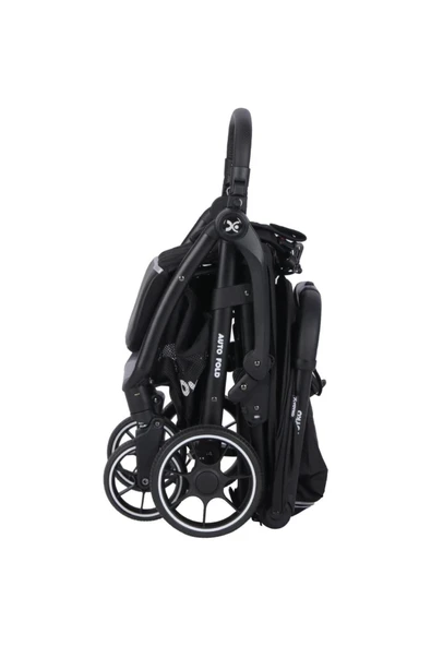 Yoyko Wow Kabin Boy Tek Elle Kolay Katlanır Pratik Bebek Arabası Autofold Siyah Siyah - 3