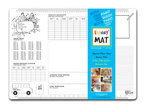 Funny Mat - Çalışma Masam - 68x48cm ürün görseli