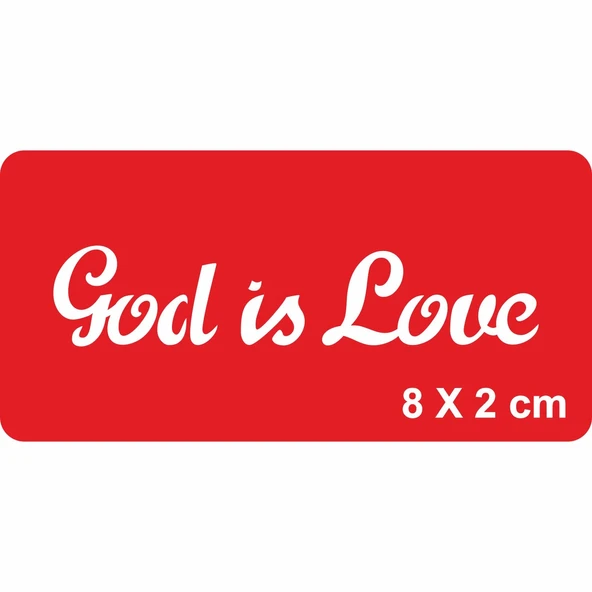 Tanrı Aşktır Tattoo Geçici Dövme Şablonları Kına Kalıpları ürün görseli 1