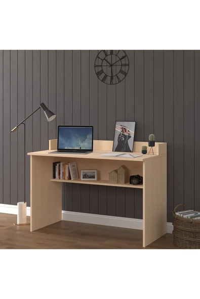 Bilgisayar Ofis Yemek Ders Çalışma Masası ÇM-01  Akçaağaç ürün görseli