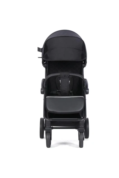 Yoyko Wow Kabin Boy Tek Elle Kolay Katlanır Pratik Bebek Arabası Autofold Siyah Siyah - 2